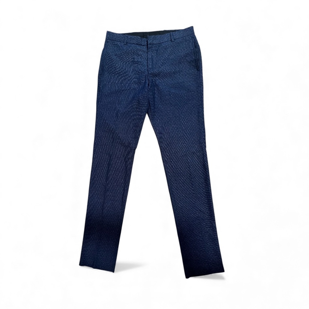 Stylish Blue Patterned Pants